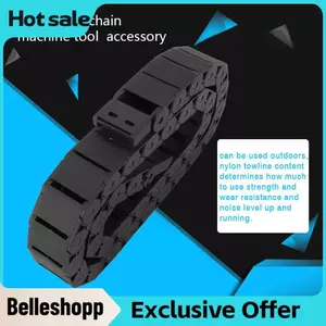 Belleshopp Dây kéo cáp nylon Kafuty-1 15mmx30mm 1m màu đen Máy móc công nghiệp kiểu dáng hiện đại