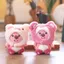 Loopy Plushie Mũ Gấu Hồng Dễ Thương Sang Trọng Túi Búp Bê Cotton Quyến Rũ