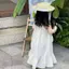 Mùa hè Phong cách mới (90-160) Váy treo kiểu dáng mỏng phong cách Mori cho bé gái