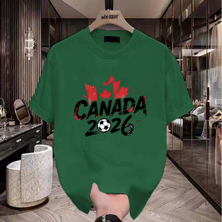 COD✅(Hồ Chí Minh)🚚 Áo thun nam bóng đá Canada 2026 Oversize HOT