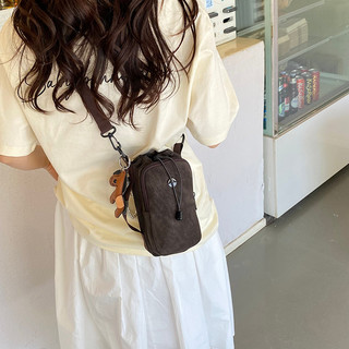 Túi đeo vai nữ, túi đeo chéo, túi đựng điện thoại di động thông thường du lịch phong cách Hàn Quốc thời trang, túi đựng chai nước