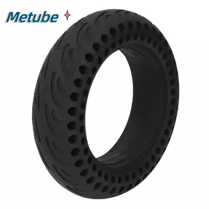Bánh xe cao su rắn METUBE, Lốp xe tay ga điện màu đen 70 / 65-6.5, Lốp xe địa hình bền 10 Inch Những ngày mưa