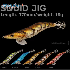Mồi mực METUBE, 3.5 # Webfoot Octopus Dạ Quang Mực Jig, 2025 Dạ Quang Mực Mồi Nhân Tạo Câu Cá Biển