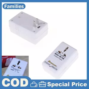 110v sang 220v Bộ chuyển đổi điện áp tăng / xuống 100w Watt Biến áp Du lịch Soet