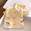 Đồ Ngủ Có Đệm Ngực Quần Short Ngắn Tay Cotton Đám Mây Ngọt Ngào Đáng Yêu Mùa Hè Cho Nữ Mặc Ở Nhà