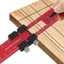 Gỗ Đánh Dấu Thước Anodized Góc Đỏ Đánh Dấu Thước Dụng Cụ Cầm Tay Dễ Đọc Lâu Dài Cho DIYers