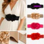 Dây thắt lưng co giãn SAMO, Thắt lưng co giãn rộng, Phụ kiện thắt lưng Corset có thể điều chỉnh hoa lớn thời trang