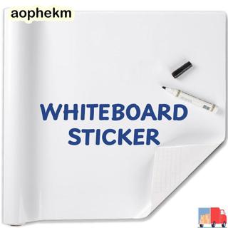 Nhãn dán tường bảng trắng AOPHEKM, Bảng trắng xóa khô bằng tĩnh điện PVC, Lớp viết PP không dính chất lượng cao Có thể tháo rời Tấm tường có thể ghi được Cuộc họp văn phòng