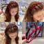 KUZHEN 1 Phụ Kiện Tóc Có Kẹp Vòng Thời Trang Băng Đô Quấn Tóc Floed Chống Trơn Trượt Bện Tóc Trang Trí Kẹp Tóc Băng Đô Quấn Tóc HOT