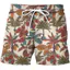 Họa tiết cây nhiệt đới in 3D unisex quần short đi biển thoải mái thông thường