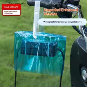 Bộ sạc xe máy điện Túi che mưa Túi sạc xe hơi điện PVC Túi chống nước Cắm ngoài trời đa năng Hộp bảo vệ chống bụi FSI