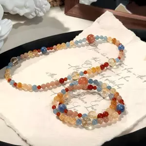 Vòng tay nữ đa sắc kiểu Trung Hoa mới 2026, phong cách retro, mã 6.21