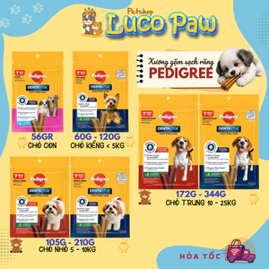 Gói Bánh Thưởng PEDIGREE DENTASTIX Đủ Vị Xương Gặm Sạch Răng Cho Chó, Bổ Sung Vitamin