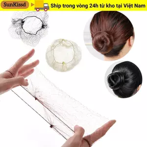 SUNKISSD 20 / 40 Chiếc Lưới Tóc Vô Hình Co Giãn Cạnh Tạo Kiểu Dụng Cụ Bun Cover