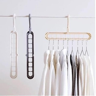 AMZO_MÓC TREO QUẦN ÁO 9 LỖ ĐA NĂNG TIẾT KIỆM KHÔNG GIAN THẾ GIỚI TIỆN ÍCH