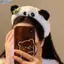 Bluelover Hoạt Hình Dễ Thương Gấu Trúc Sang Trọng Cho Nữ Rửa Mặt Công Viên Giải Trí Ngộ nghĩnh Và Sáng Tạo Cho Vườn Thú Phụ Kiện Tóc Mới