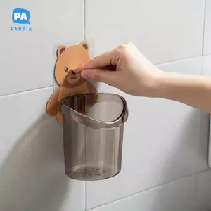 Bàn chải đánh răng thoát nước Lưu trữ kem đánh răng Cuppact Thiết kế sắp xếp cho không gian phòng tắm nhỏ Qui sấy Ideal VN