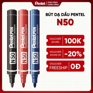Bút Dạ Dầu Pentel N50 Nhanh Khô Chống Nước 3 Màu
