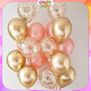 Set 50/30/10 bóng mix màu 10inch crom, chrome, sequin, kim tuyến, đỏ lồng nhũ, trang trí sinh nhật, phòng cưới BB6