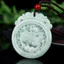 Mặt dây chuyền ngọc bích Kirin phong cách dân tộc cổ điển Mặt dây chuyền hợp thời trang sang trọng