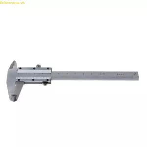Fol Mini Vernier Caliper 0-100mm Guage Pocket Thép không gỉ Metric Machinist