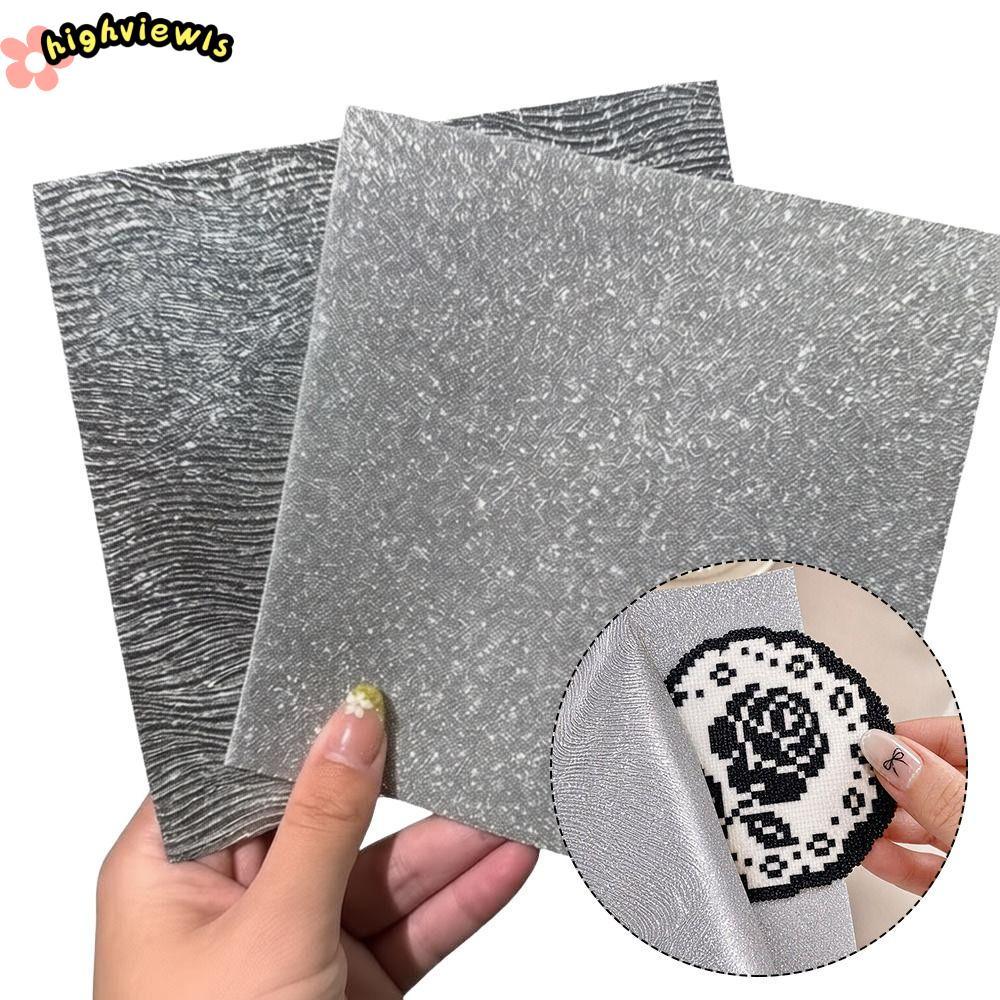 HIGHVIEWLS Perler Hạt Vải, Phụ Kiện Đồ Chơi DIY Handmade Hạt Perler Giấy Chịu Nhiệt, Quà Tặng Long Lanh Sắt-on Thảm Cho Ảnh Perler Hạt