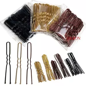 DARON 50 Chiếc Kẹp Tóc Kim Loại, Salon Grip Clip Bobby Pin U Shape Barrette, Phụ Kiện Tóc Dụng Cụ Tạo Kiểu Cho Bun 5 / 6 / 7cm Kiểu Tóc Kẹp Tóc Nữ
