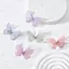PYCOU 50 Miếng Dán Bướm Vải Organza, Miếng Dán Thêu Bướm Voan Hai Lớp, Thời Trang Handmade Quần Áo May Vá Phụ Kiện Tóc Cô Dâu