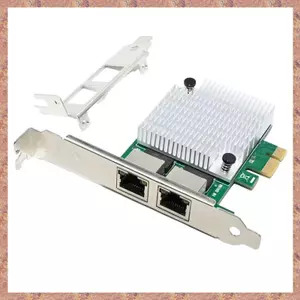 2 Cổng RJ45 PCIe X1 Dual Gigabit Realtek 8111F + ASM1082E Bộ lọc Chipset PCI-E Máy tính Lan Card mạng Phụ kiện 1000M (R F C V)