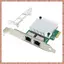 2 Cổng RJ45 PCIe X1 Dual Gigabit Realtek 8111F + ASM1082E Bộ lọc Chipset PCI-E Máy tính Lan Card mạng Phụ kiện 1000M (R F C V)