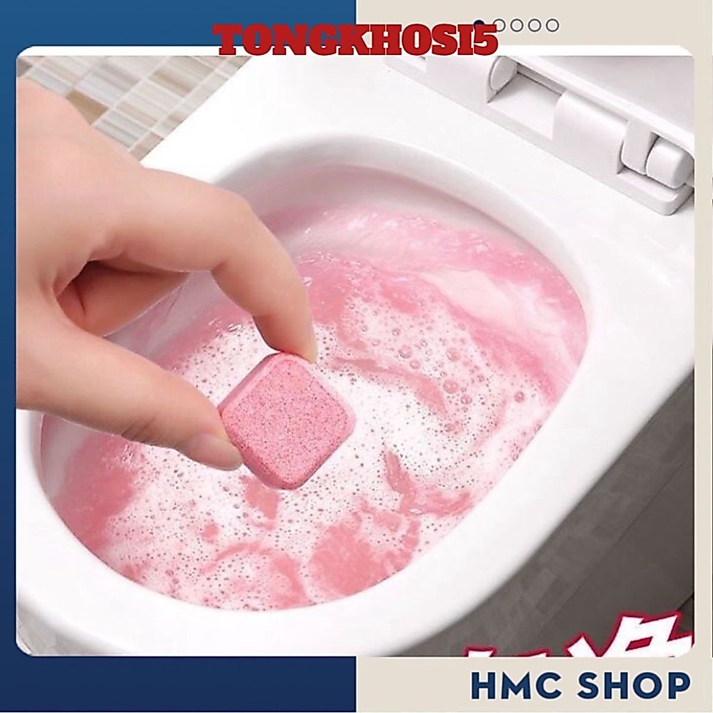 Viên Sủi Vệ Sinh Thông Tắc Bồn Cầu, Viên Tẩy Khử Mùi Bồn Cầu Đường Ống Siêu Hiệu Quả