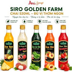 Siro Golden Farm 520ml Các Vị – Tăng Hương Vị Cho Đồ Uống