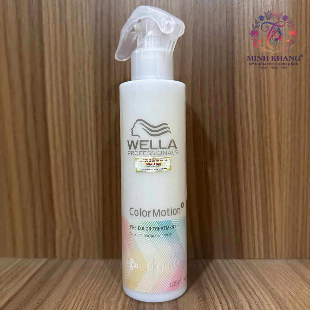 Xịt dưỡng giữ màu tóc nhuộm Wella Color Motion Pre-Color Treatment 185ml [ MK ]