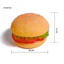 Puppy Hamburger Chew Toy – Đồ chơi chó kêu bằng nhựa Vinyl không độc hại cho răng Thời gian chơi Đồ chơi giải trí răng hàm cho thú cưng bền bỉ cho chó nhỏ đến vừa Đồ chơi thú cưng cho người nhai