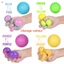 Đồ chơi bóng bóp giảm căng thẳng thay đổi màu sắc — Đồ chơi bóp phản hồi chậm TPR mềm