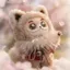 PS1 GISMOW x VEIL OF SHADOWS Plushie Đồng Thương Hiệu Vinyl Sang Trọng Búp Bê Xoay Được Đầu Túi Charm Móc Khóa SP1