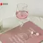 Kính màu đỏ hình hoa hồng Thủy tinh hình hoa hồng có lá hoa hồng màu 150 / 400ml Cốc Cotail màu đỏ hình hoa hồng VN