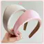 JRP Đơn Giản Tam Giác Màu Trơn Chống Trơn Trượt Người Lớn Cạnh Rộng Cho Bé Gái Retro 2025 Phụ Kiện Tóc Mới Quà Tặng JRP