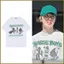 2026 BTS BEASTE BOYS cùng phong cách Áo thun 220g cotton dày tay ngắn