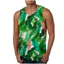 Mới Cây Cọ 3D In Hình Tank Top Dành Cho Nam, Không Tay Đi Biển Họa Tiết Gai Dầu Hawaii Áo Vest Thường Ngày, Mềm Mại