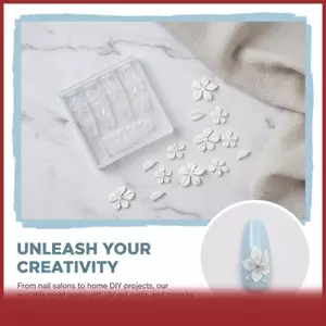 Cá tuyết tái sử dụng 3D hoa Silicone khuôn cho Diy Nail Art trang trí
