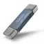 Đầu đọc thẻ SDTF btsg USB 3 0 với thiết kế hai khe cắm và tính năng OTG loại C để sử dụng di động tiện lợi