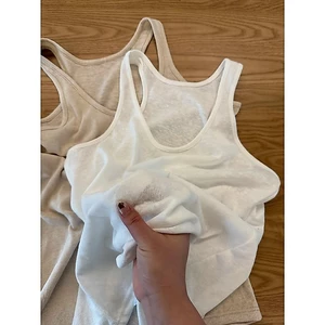Kích Thước Lớn Lười Cảm Giác Cổ Chữ U Áo Vest Nữ Mùa Hè Rời Thường Ngày Mỏng Đáy Top Bên Ngoài Mặc Che Áo Vest