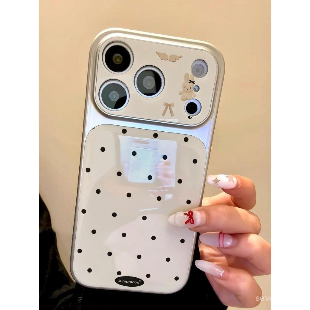 Ốp Điện Thoại Thích Hợp Cho iPhone 11 12 13 14 15 16 17 Pro max Plus Air Polka Dot Miffy Rabbit Vỏ Bảo Vệ Chống Sốc Bao Gồm Tất Cả V7NK