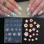 Handmade Tự Làm Frangipani Silicone Móng Tay Nghệ Thuật Khuôn Làm Móng Tay Thời Trang Hoa Thiết Kế Móng Tay Nghệ Thuật Khuôn Mẫu Trong Suốt Cao EMKK