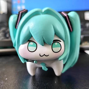 Doro Hatsune Miku Nhân Vật Hành Động Q Phiên Bản PVC Anime Mô Hình Búp Bê Kawaii Hoạt Hình Dễ Thương Để Bàn Trang Trí Đồ Chơi Trẻ Em Quà Tặng Sinh Nhật