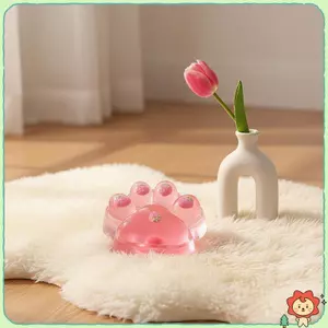 Hồng Lấp Lánh Paw Đồ Chơi Phong Cách Dâu Tây Maltose Mềm Mại Tăng Chậm Chống Căng Thẳng Bóp Đồ Chơi Cho Trẻ Em Giờ Chơi