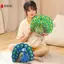 Mô phỏng đẹp Peaco Đồ chơi sang trọng Màu xanh lá cây Peaco Spread Tail Thú nhồi bông mềm Gối Quà tặng sinh nhật cho trẻ em VN