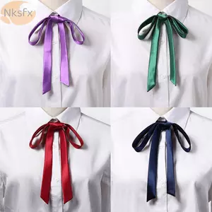 NKSFX Fancy Cà Vạt, Thanh Lịch Vintage Satin Nơ Thắt Lưng Thời Trang Phụ Kiện Cưới Nam JK Ruy Băng