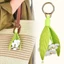 Mặt dây chuyền túi hoa Tulip PYCOU, Hoa cà chua PU Móc khóa xe hơi, Nhựa thời trang treo trang trí Hợp kim Móc khóa hoa Phụ kiện trang sức